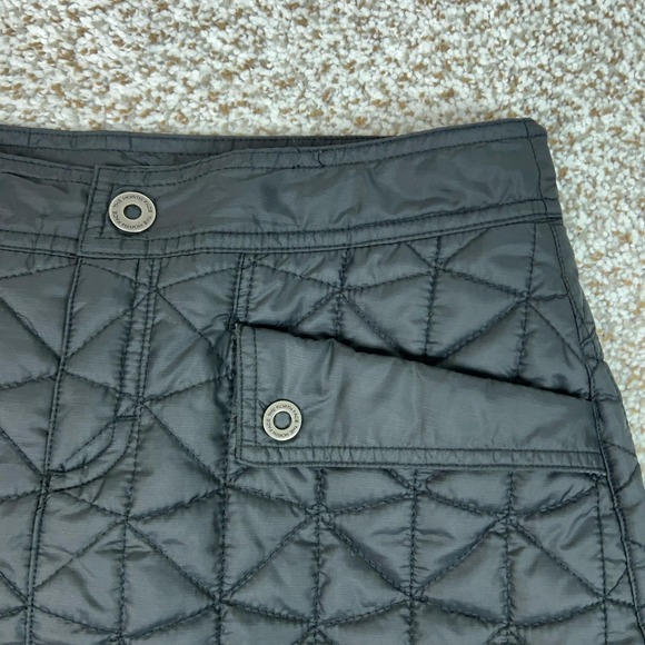 North Face Skirt Womens 0 Black Primaloft Quilted Insulated Hiking Skiing Gorp - Picture 2 of 8